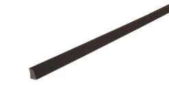 Hot Hornbaek Feielist plast svart – 10 x 16 x 3000 mm