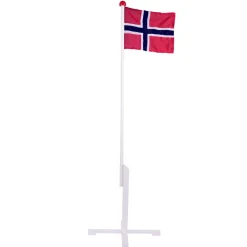 Clearance Flaggstang med norsk flagg 1,6 meter