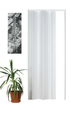 Sale Foldedør i hvit PVC