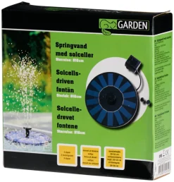 Clearance Garden Fontene med solcelle Ø16 cm - ®