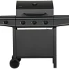 New Grillexpert Gassgrill 3 brennere og sidebrenner svart -
