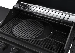 Best Grillexpert Gassgrill med 4 brennere og bakbrenner – Svart