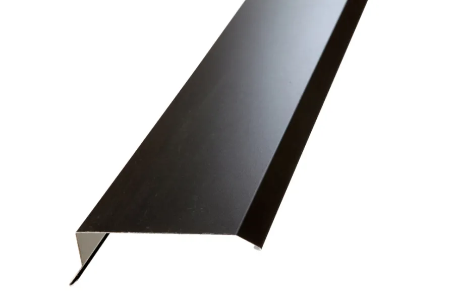 Outlet Gavlbeslag 80 x 2000 mm Svart