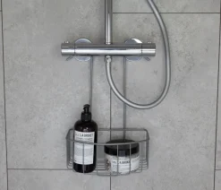 Outlet Geyser ® dusjkurv matt grå m/bøyleoppheng