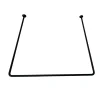 Geyser ® gardinstang U-form 90 x 90 x 90 cm svart
