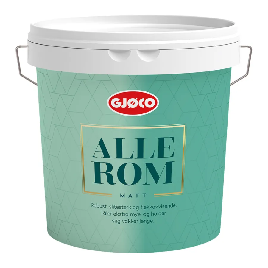 Hot Gjøco Alle Rom veggmaling matt 2,7 liter - Skygge 335