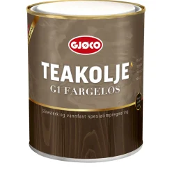 Gjøco Teakolje matt G1 Båtimpregnering 3 liter Fargeløs