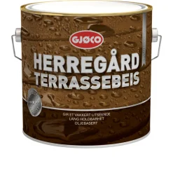 Online Gjøco terrassebeis oljebasert 2,7 liter Gylden