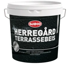 Clearance Gjøco terrassebeis vanntynnet 2,7 liter Bomull