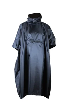 Sale Gjenbrukbar regnponcho med hette Svart