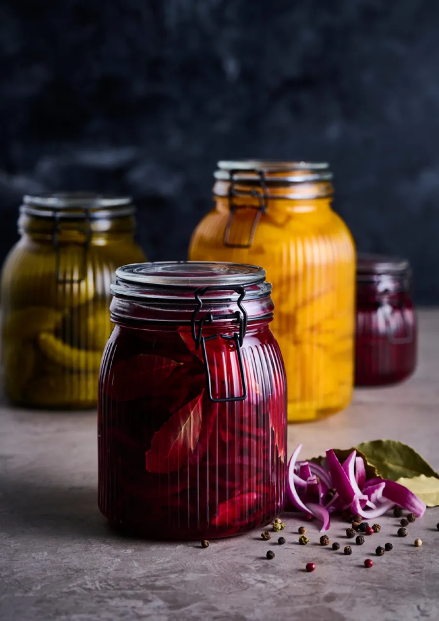 Online DAY Glasskrukke riflet 0,9 liter -