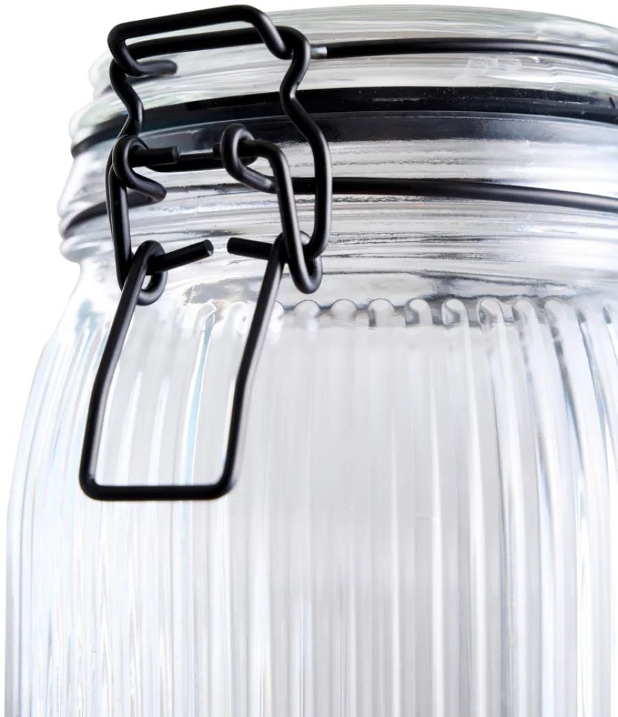 Online DAY Glasskrukke riflet 0,9 liter -