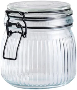 Sale DAY Glasskrukke riflet 0,5 liter -