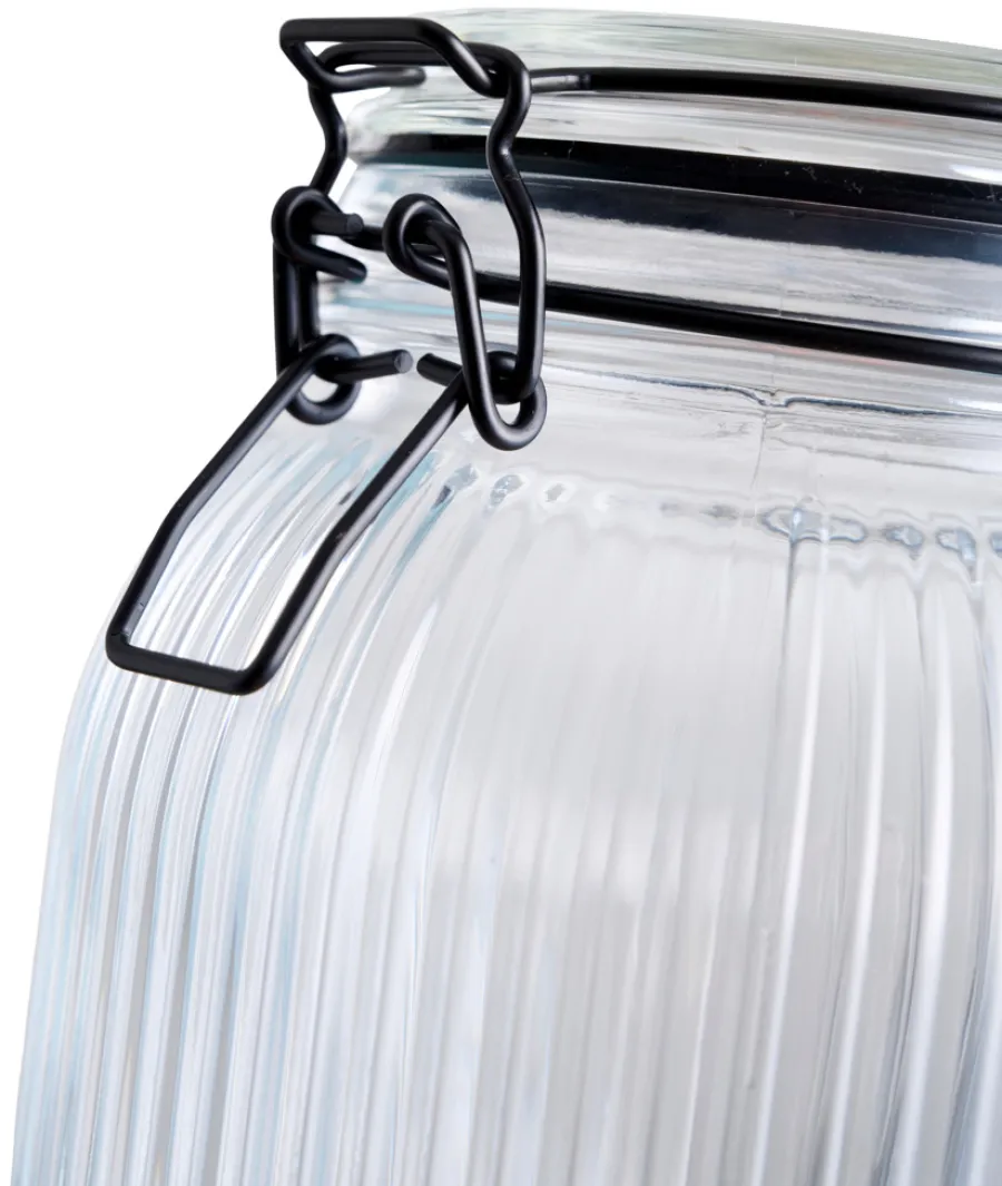 Online DAY Glasskrukke riflet 1,9 liter -