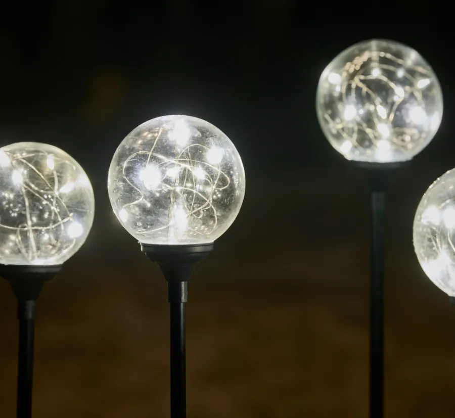 Discount Stemning Glasskuler på spyd 50 LED 5-pk.
