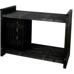 New Grillbord svart 123 x 57,5 x 93 cm