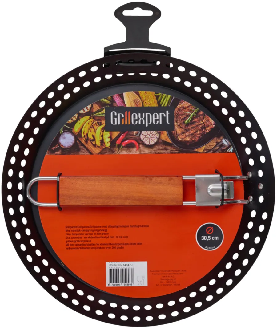 Outlet Grillexpert Grillpanne 30,5 cm m/avtagbart håndtak -
