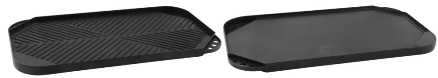 Hot Grillexpert Grillplate helstøpt 49,5 x 27,3 cm - Grillekspert Premium