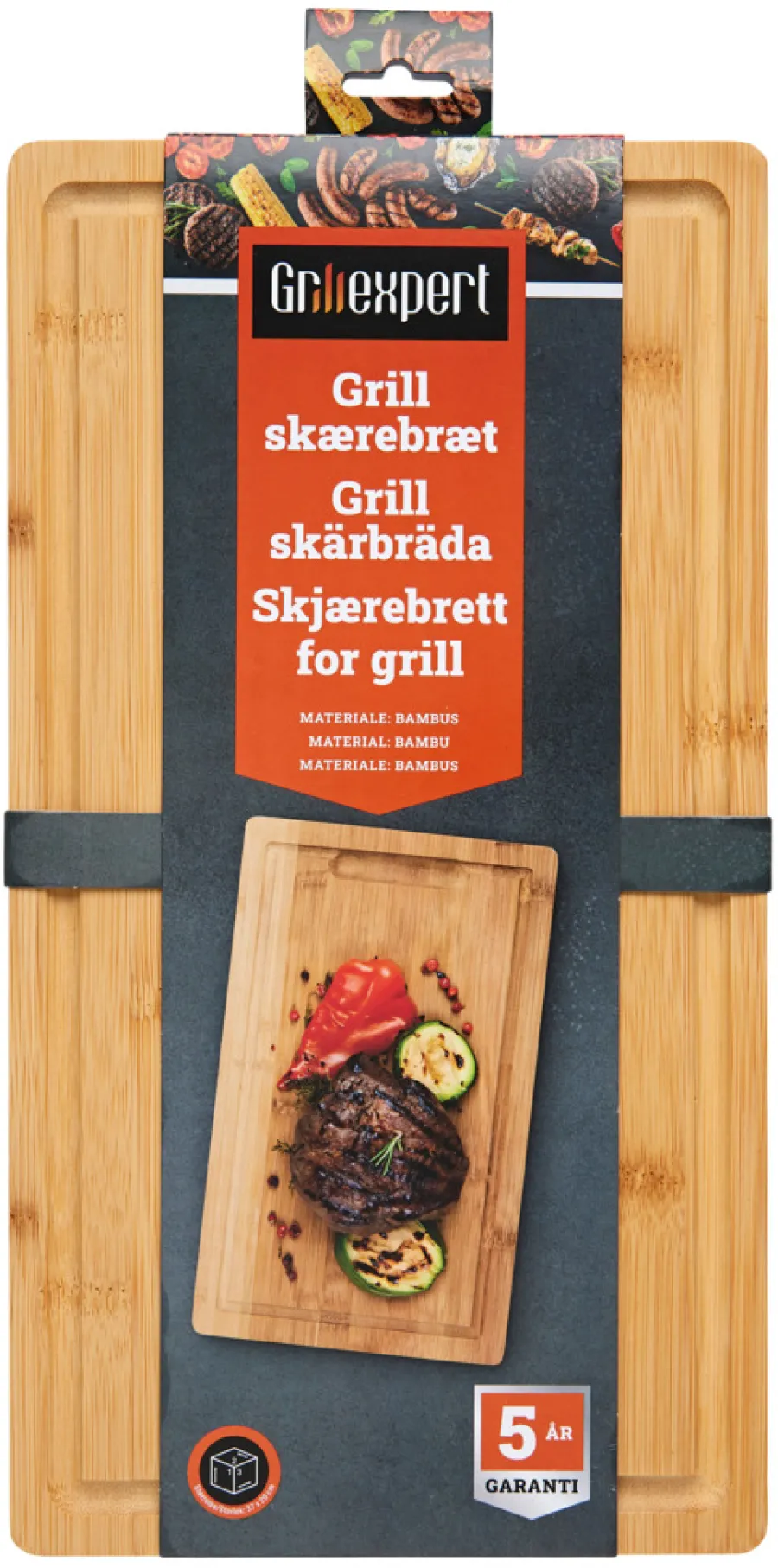 Grillexpert Grill skjærebrett 37 x 20 cm -