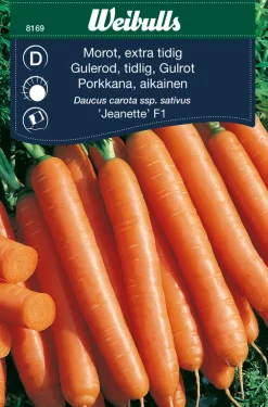 Clearance Weibulls Gulrot ´Jeanette` - ekstra tidlig