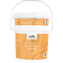 Outlet Luxi Gulvmaling 2K epoxy lysgrå 4 kg - Lys grå