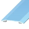 Online Gulvprofil børstet stål - 2,1 x 31 mm x 0,9 m