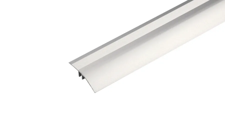 Outlet Gulvprofil topp aluminium - 2 x 52 mm x 0,9 m