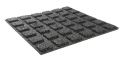 Outlet Gummifliser 40 x 40 x 2,5 cm