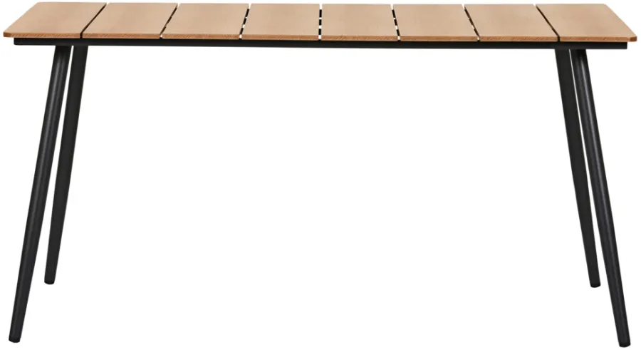 Clearance Sunlife Hagebord Beijing svart/teak 148 x 85 cm - ® Teak/svart