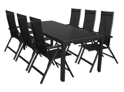 Best Sunlife Hagebord Havanna 205 x 90 cm i alu/nonwood - ®