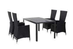 Sunlife Hagebord Havanna 150 x 90 cm i alu/nonwood - ®
