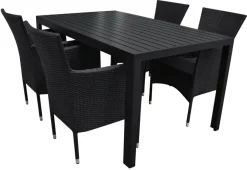 Sunlife Hagebord Havanna 150 x 90 cm i alu/nonwood - ®