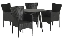 Clearance Sunlife Hagebord Madrid Ø110 cm - ® Svart