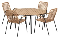 Sale Sunlife Hagebord Nebraska stål/nonwood Ø150 cm - ®