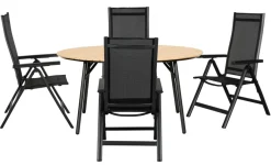 Sale Sunlife Hagebord Nebraska stål/nonwood Ø150 cm - ®