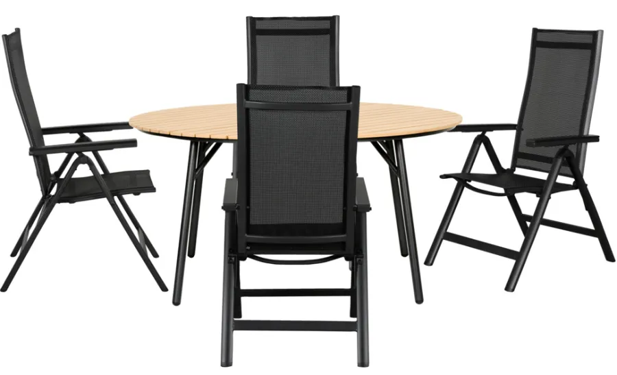 Sale Sunlife Hagebord Nebraska stål/nonwood Ø150 cm - ®