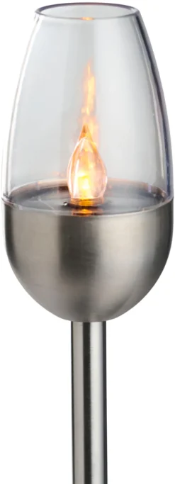 Online Garden Hagefakler med solceller 38 cm 4-pk. - ® Metallfarget