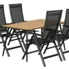 Hot Sunlife Hagestol Kingston 6 posisjoner svart - ®
