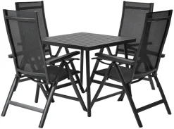 Hot Sunlife Hagestol Kingston 6 posisjoner svart - ®