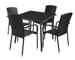 Best Sunlife Hagestol Lissabon rotting/metall - ® Svart