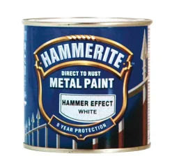 Discount Hammerite metallmaling hammereffekt 250 ml Hvit