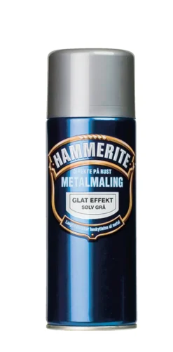 Clearance Hammerite metallmaling sølv glatt 400 ml
