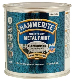 Best Hammerite metallmaling hammereffekt 250 ml Sølv