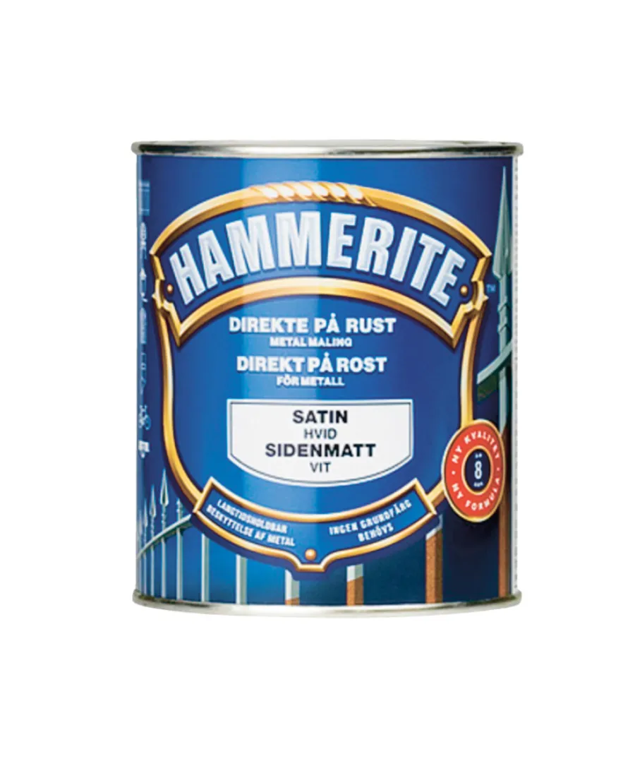 Clearance Hammerite sateng 750 ml Hvit