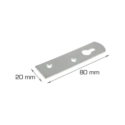 Online Home it Hektebeslag 80 x 20 mm - 4 stk.