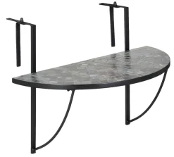 Hot Sunlife Hengende balkongbord Rom mosaikk 70 x 36 cm - ® Multi/svart