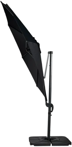 Sale Sunlife Hengeparasoll Washington Ø300 cm svart - ®