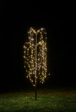 Best Stemning Hengepil med 300 LED-pærer H140 cm Brun