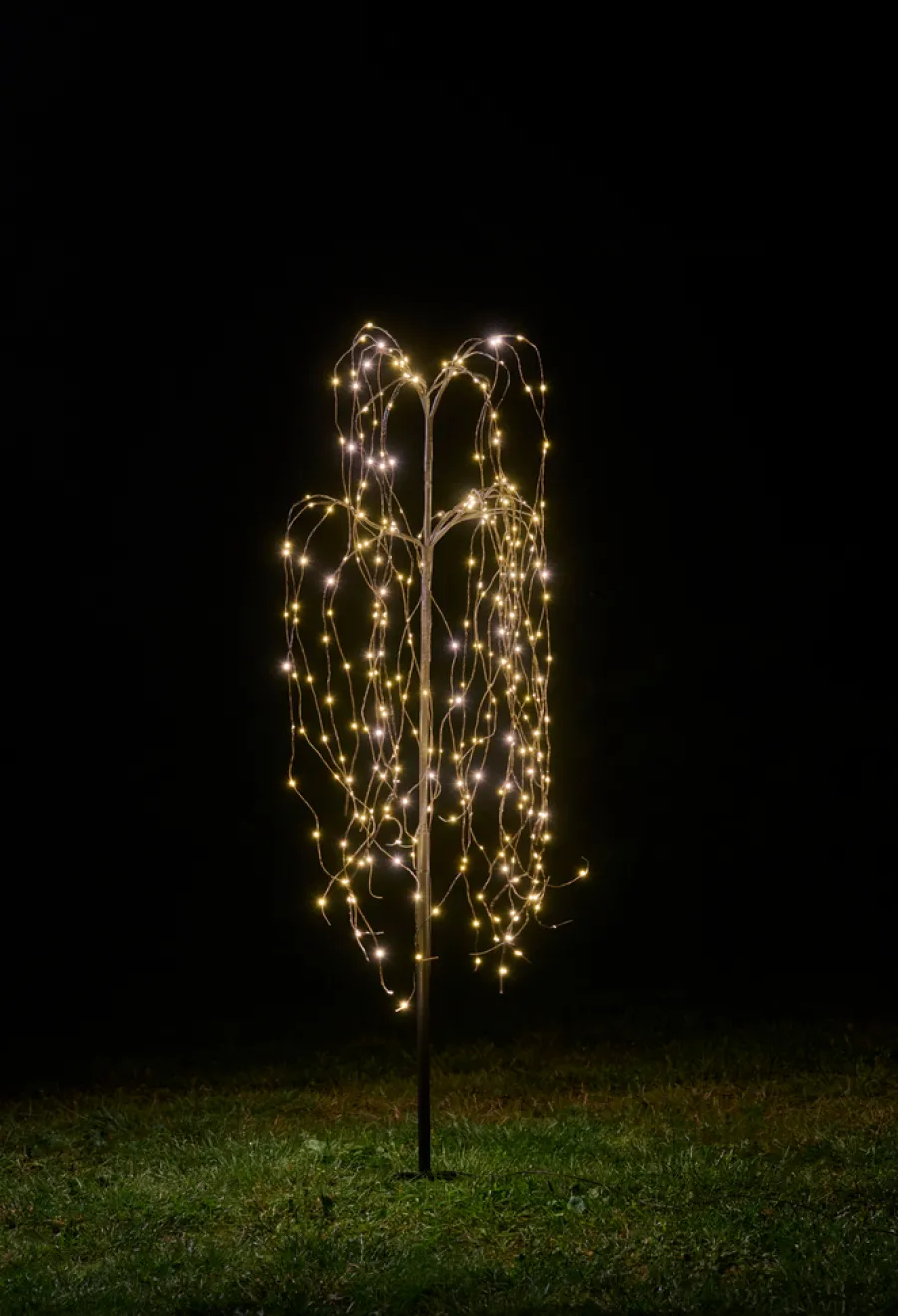 Best Stemning Hengepil med 300 LED-pærer H140 cm Brun