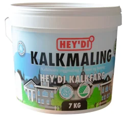 Outlet Hey'di kalkmaling 7 kg Hvit